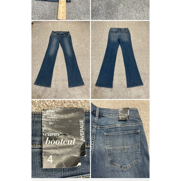 y2k grunge streetwear rodeo western New York & Company soho curvy bootcut jean 4 - Picture 3 of 12